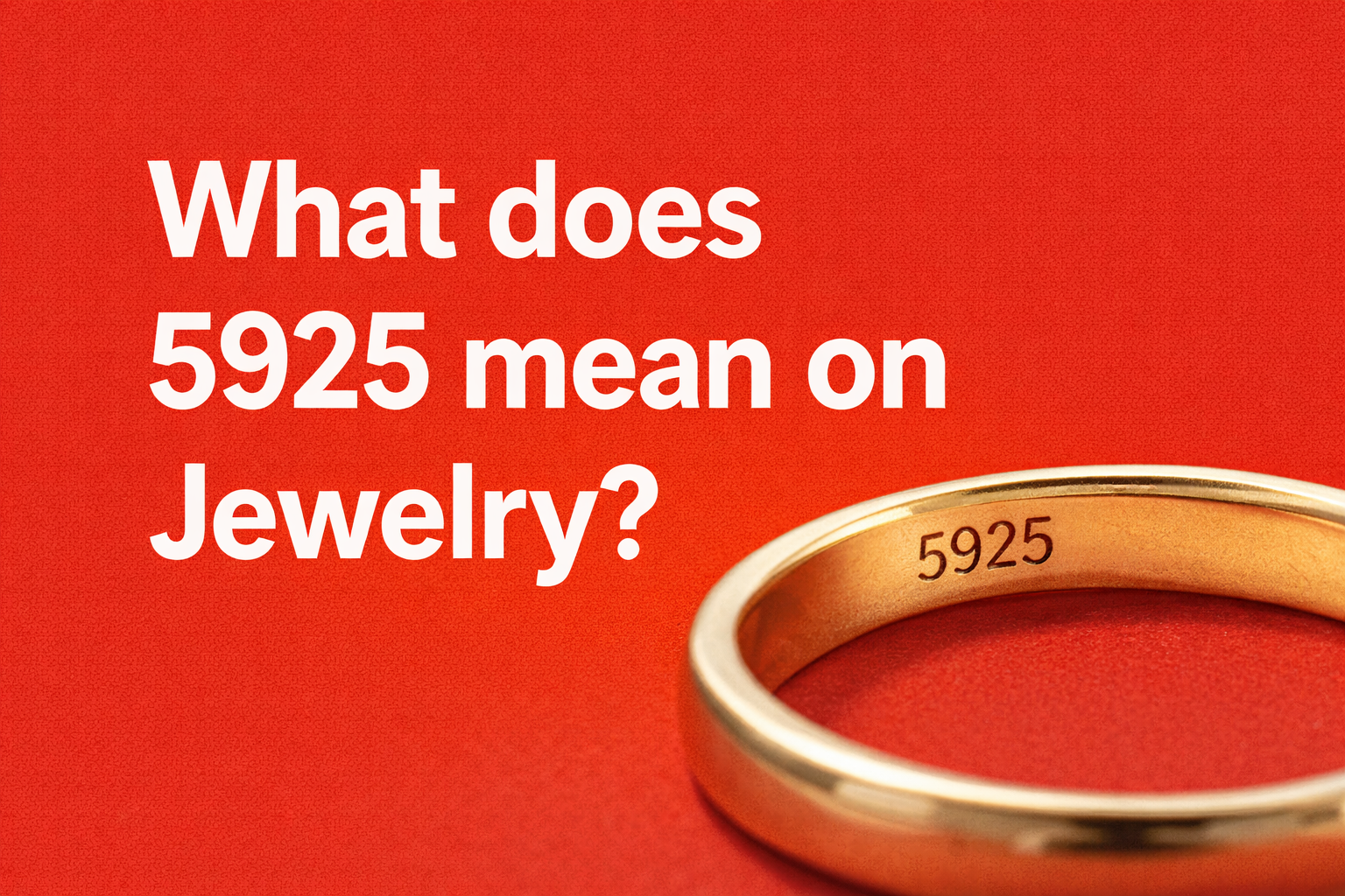 What Does 5925 Mean on Jewelry?